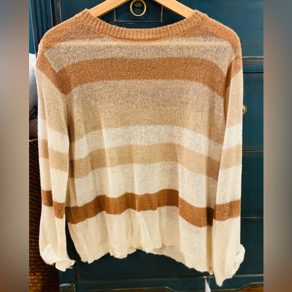 Goodnight macaroon striped sweater NWT